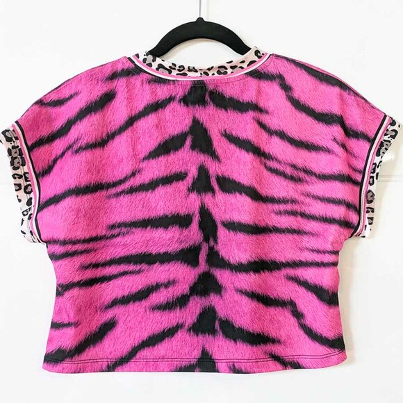 Zebra Print Crop Tank Top - Picture 6 of 9